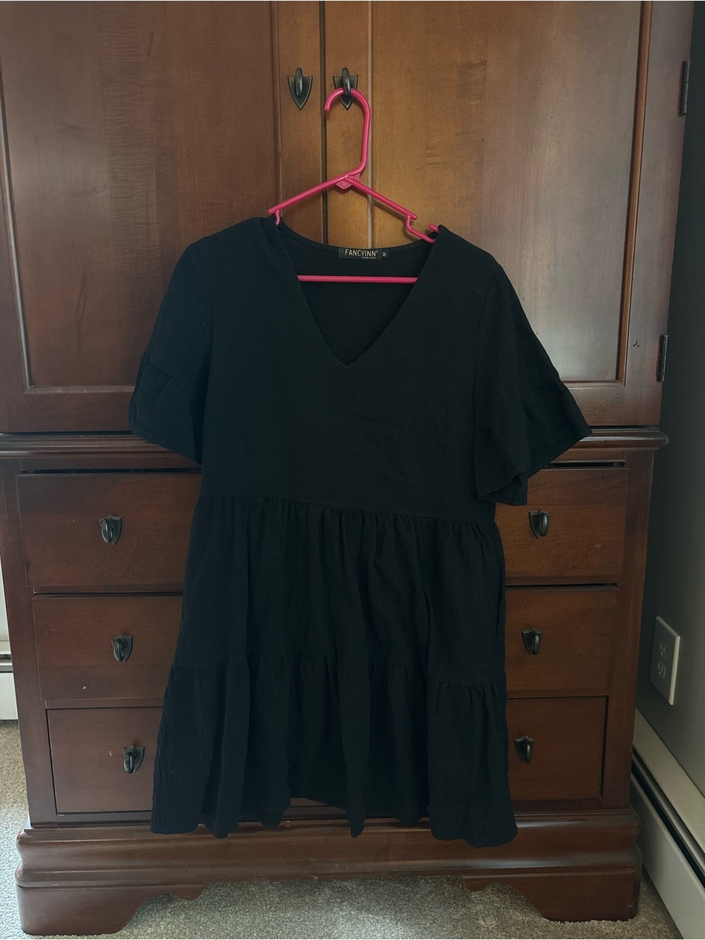 Fancyinn Black Sundress